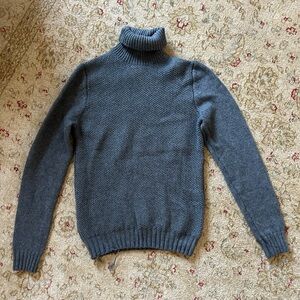 Suitsupply Charcoal Turtleneck Sweater